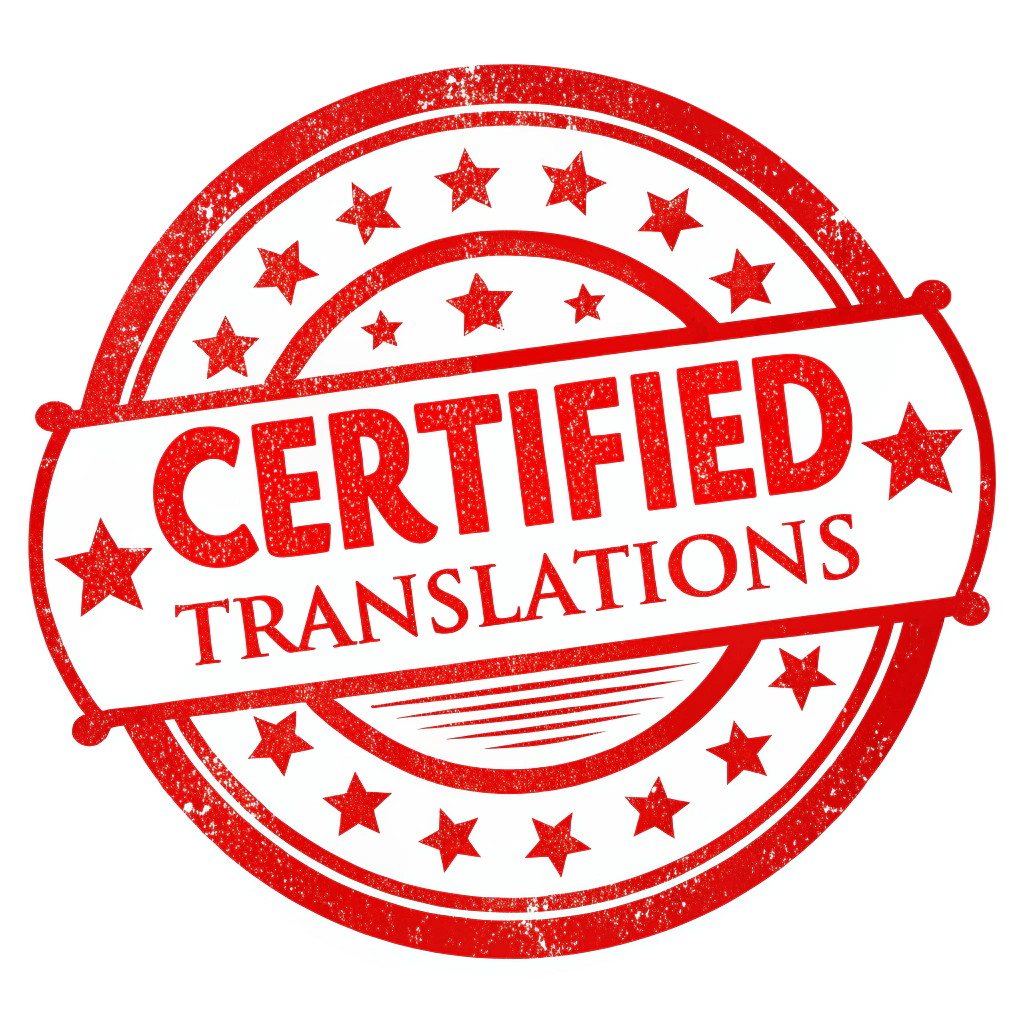 create a round stamp with text certified and t